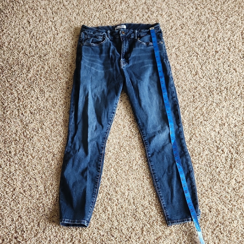 Good American - Dark Blue Skinny Jeans - W12/L31 - Picture 3 of 8